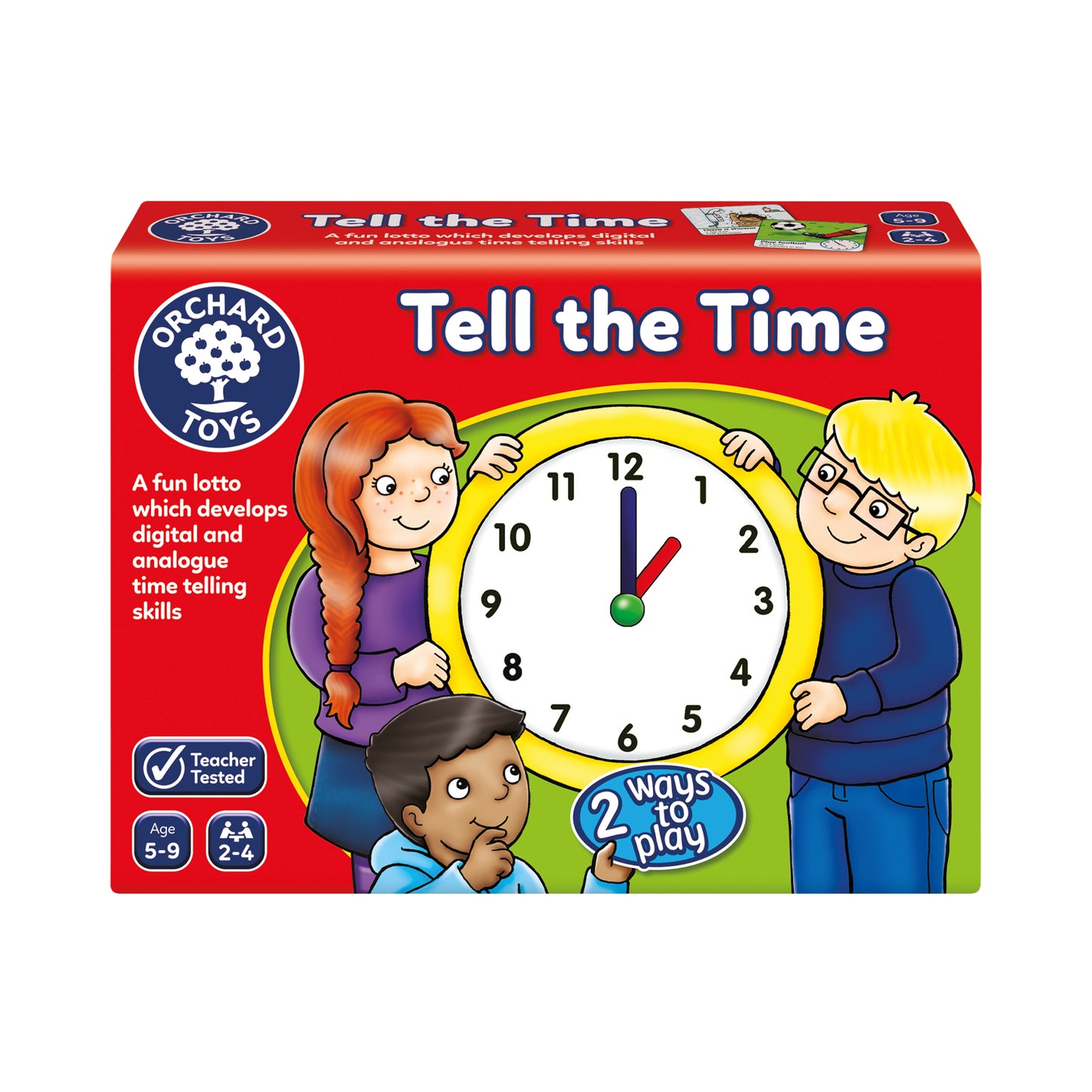 Orchard Toys Tell the Time Lotto Game 生活時間表達配對遊戲