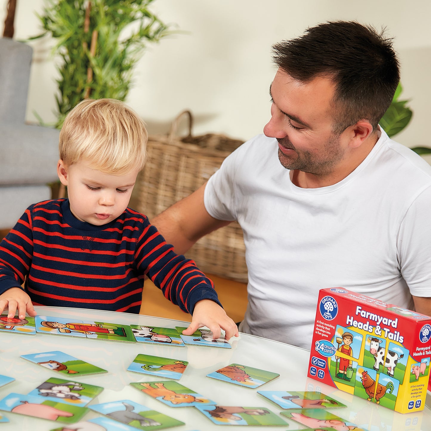 Orchard Toys Farmyard Heads and Tails Matching Game