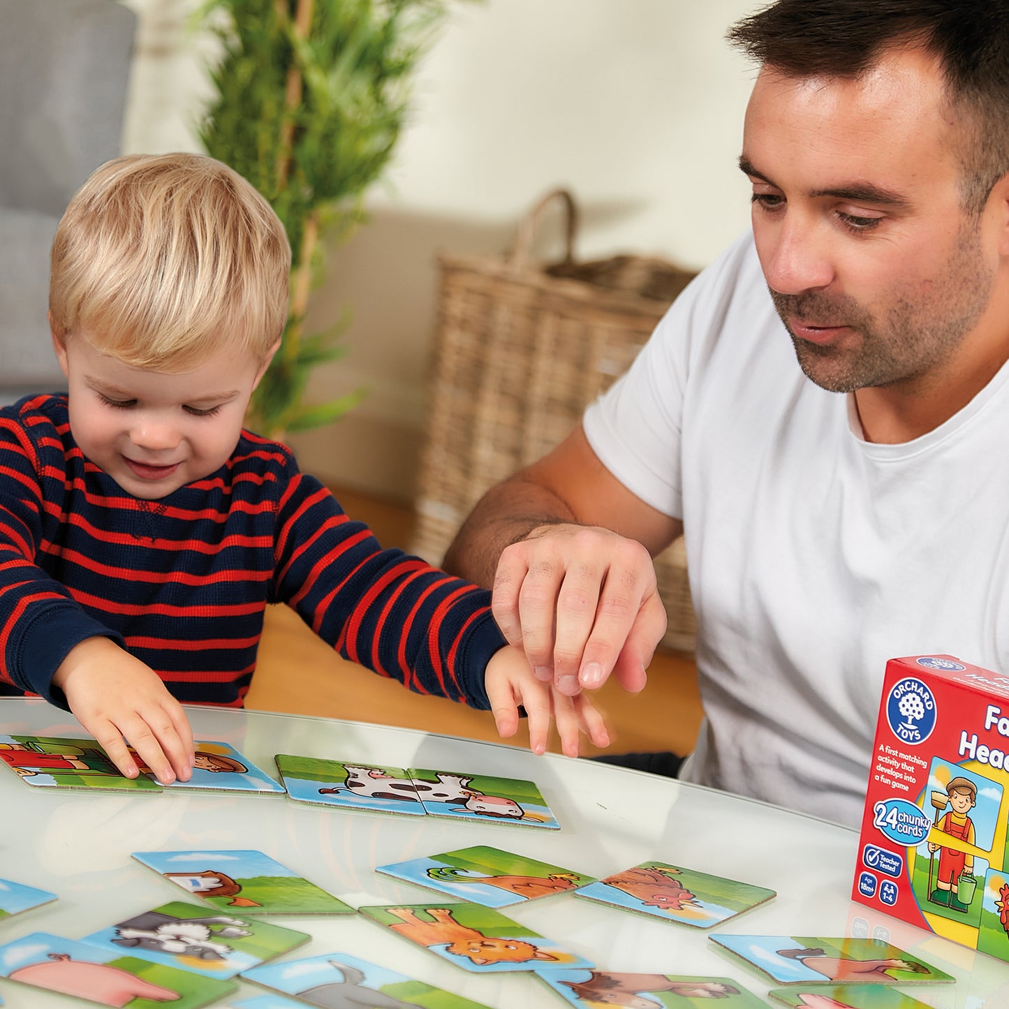 Orchard Toys Farmyard Heads and Tails Matching Game