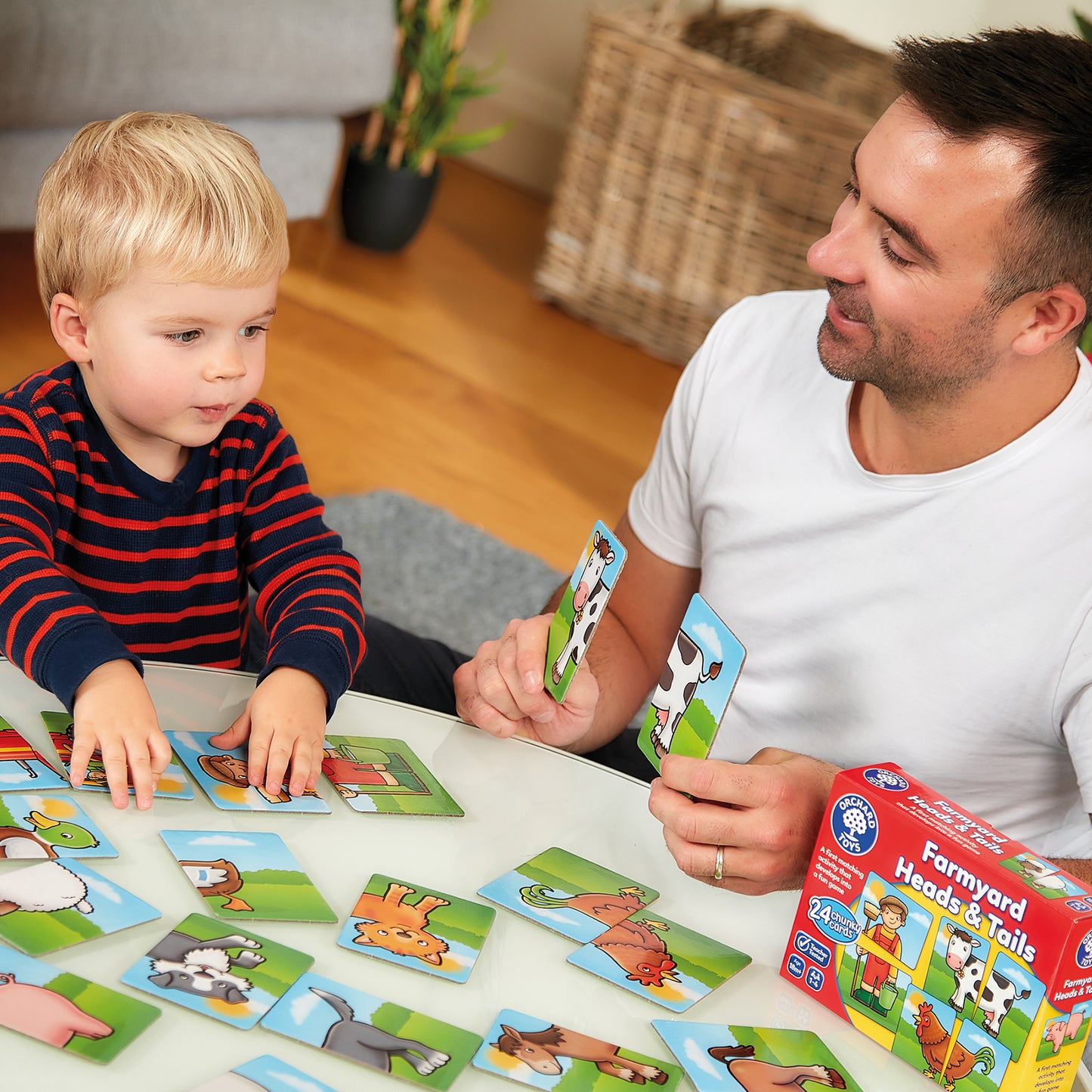 Orchard Toys Farmyard Heads and Tails Matching Game