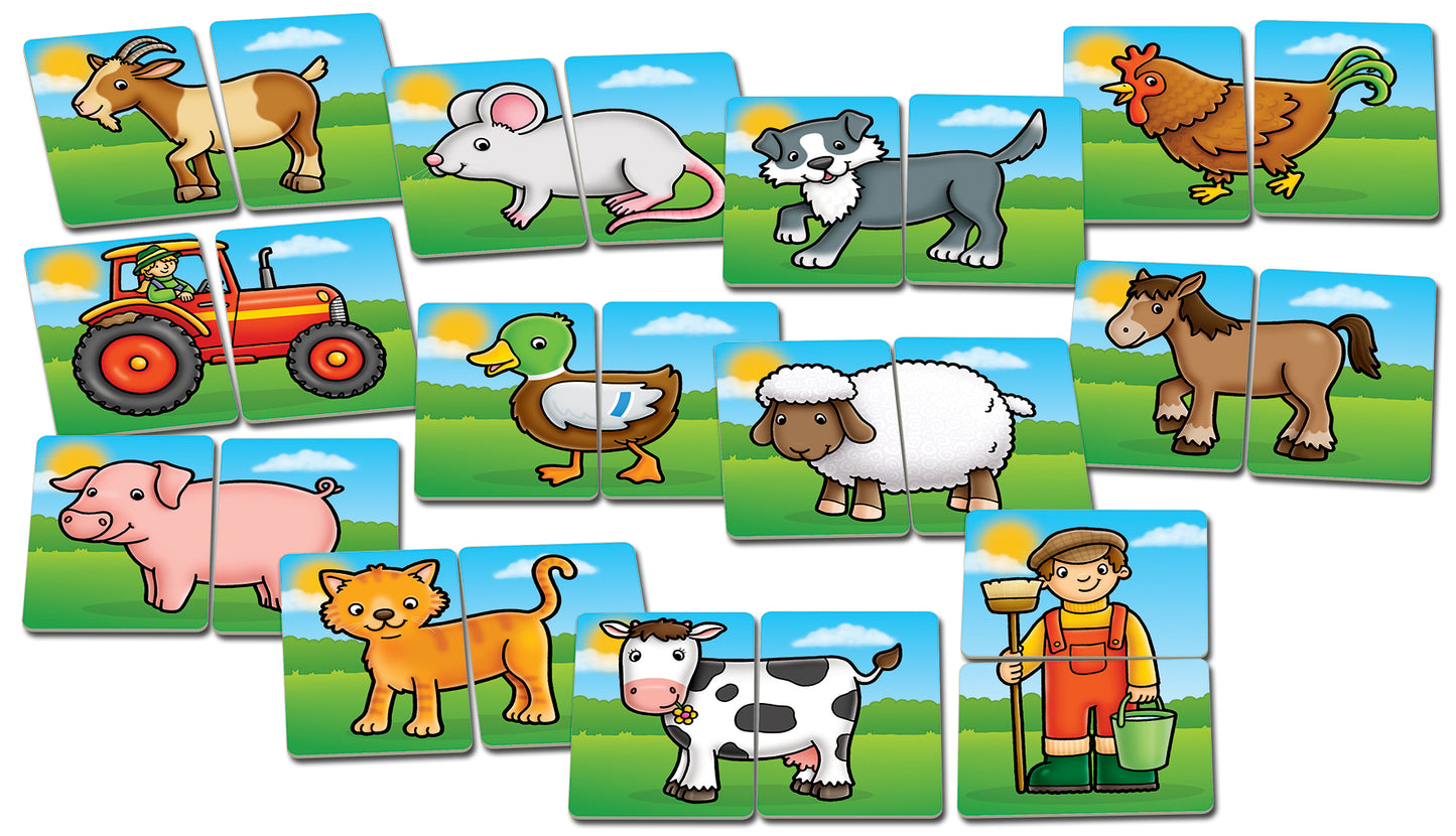 Orchard Toys Farmyard Heads and Tails Matching Game