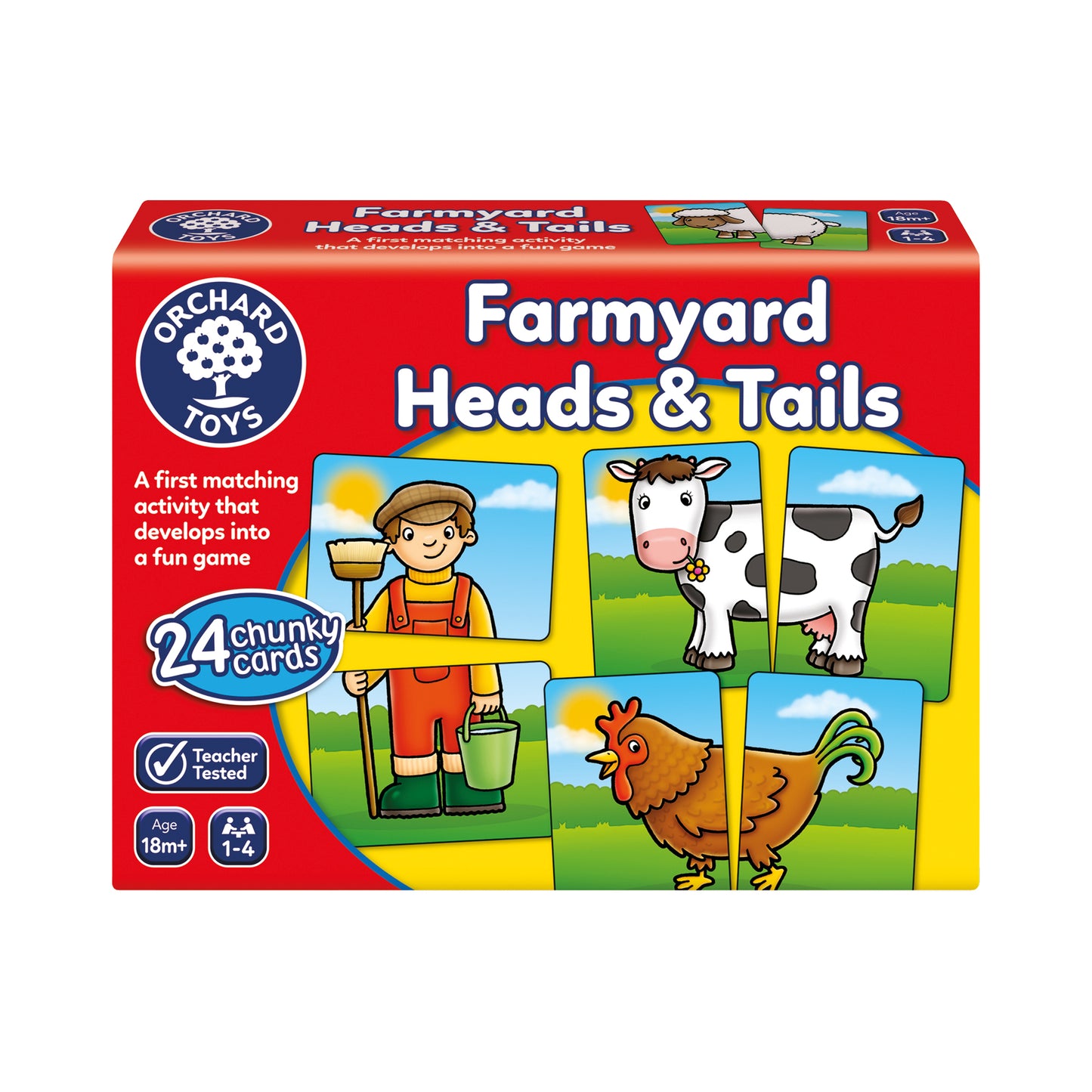 Orchard Toys Farmyard Heads and Tails Matching Game