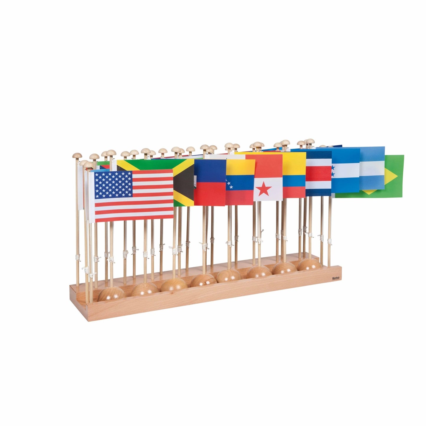 Niehuis Montessori Flag Stand 蒙特梭利教具- 國旗組