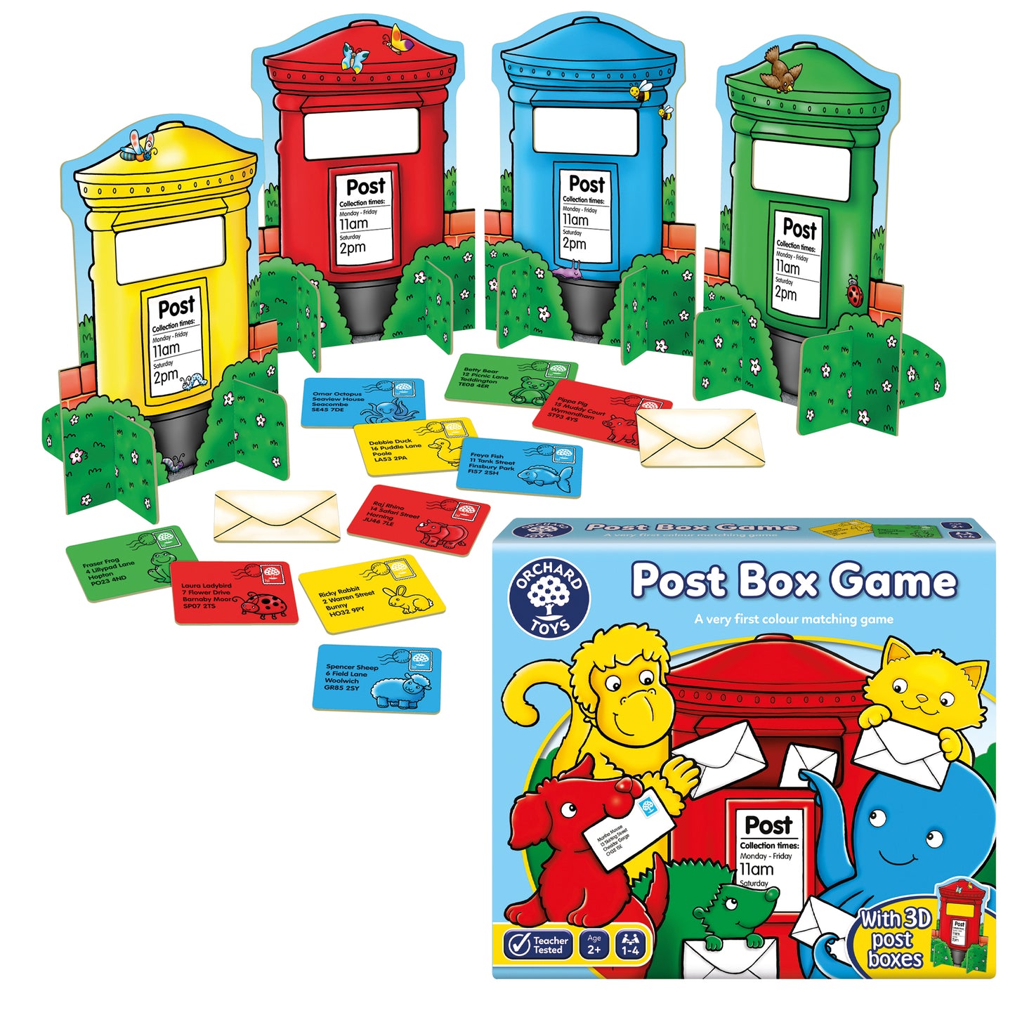 Orchard Toys Post Box Colour Matching Game