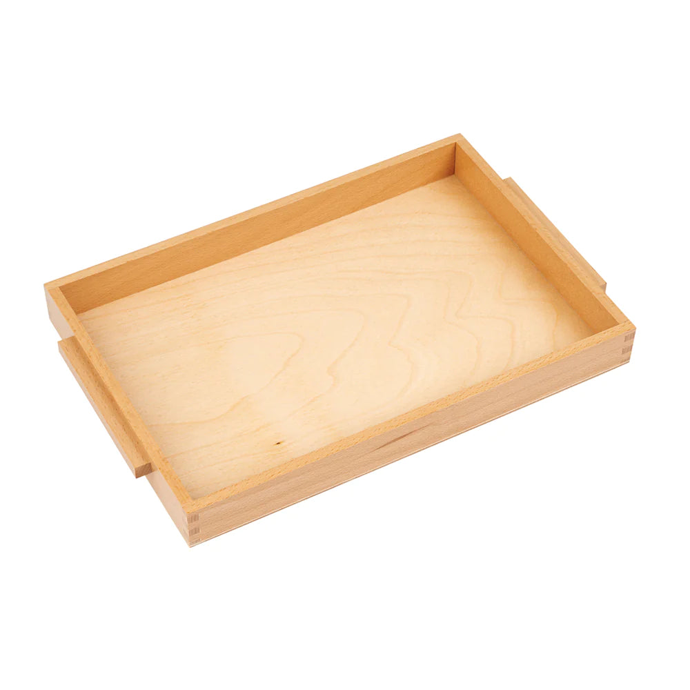 Kindermatic Montessori Wooden Tray with Handle 蒙特梭利 有柄j實木盤