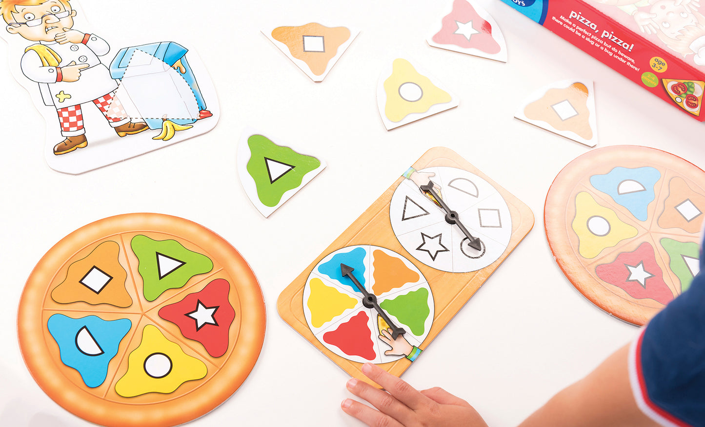 Orchard Toys Pizza, Pizza Colour and Shape Matching Game