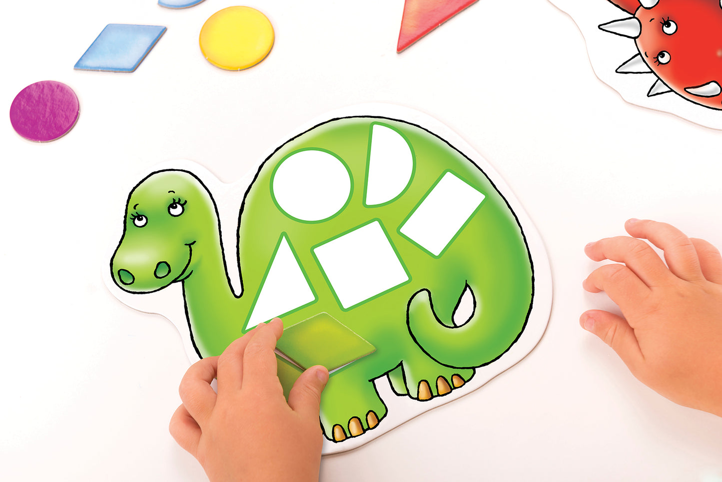 Orchard Toys Dotty Dinosaurs Shape and Colour Matching Game