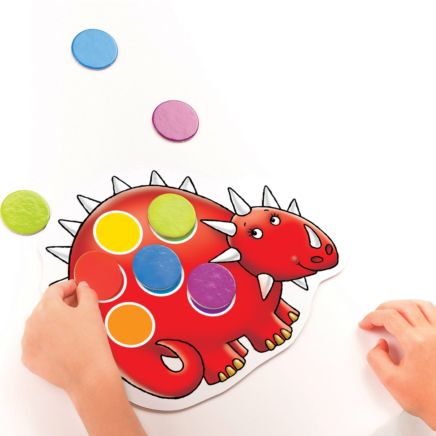 Orchard Toys Dotty Dinosaurs Shape and Colour Matching Game