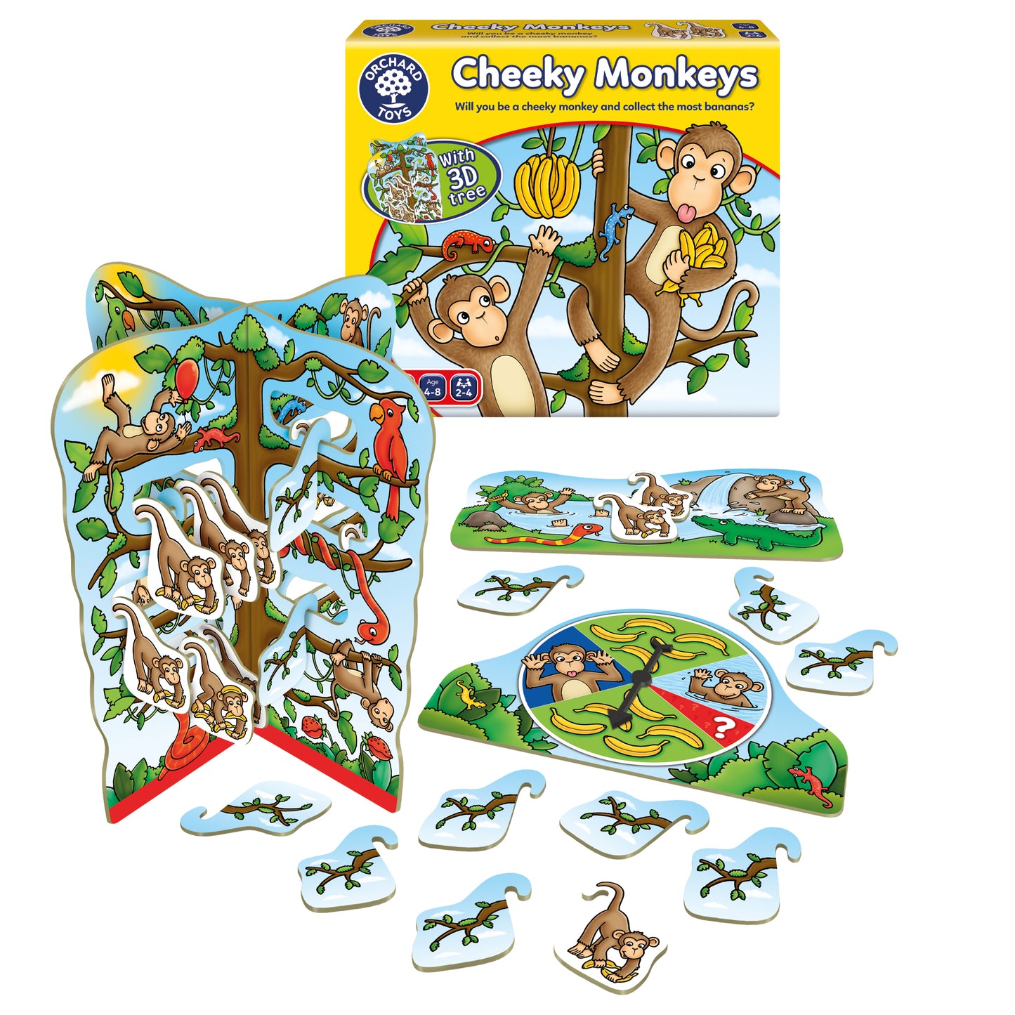 Orchard Toys Cheeky Monkeys Counting and Strategy Game