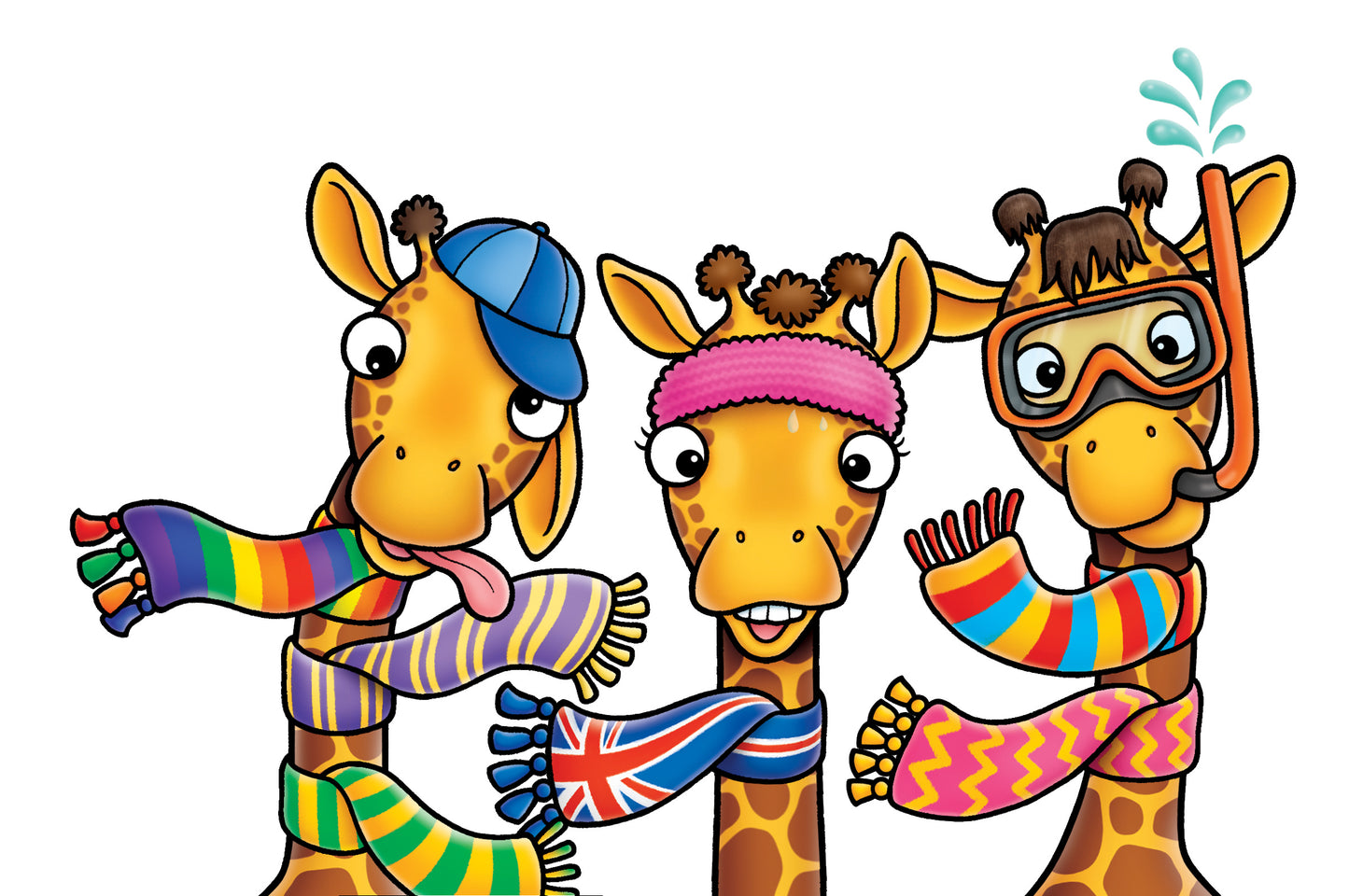 Orchard Toys Giraffes in Scarves Colour and Counting Game