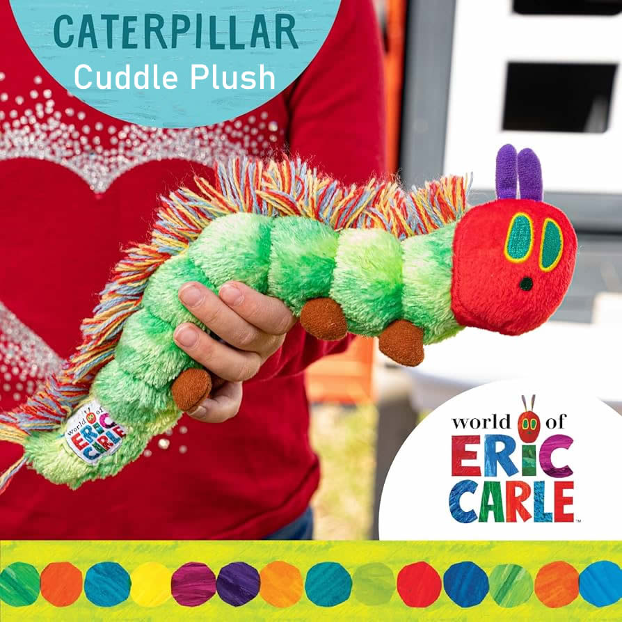 Kids Preferred Eric Carle Plush Caterpillar 42cm 艾瑞·卡爾 非常饑餓的毛毛蟲 毛絨玩具