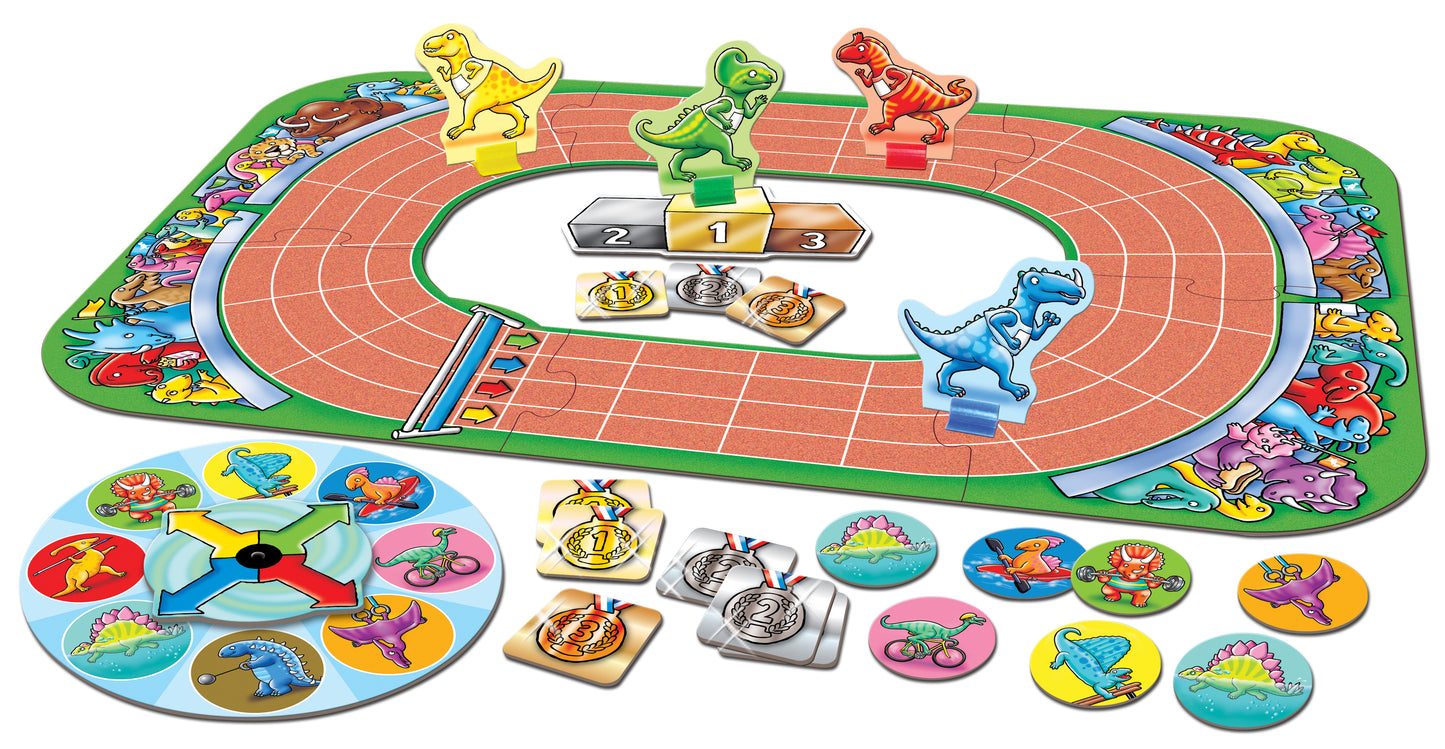 Orchard Toys Dinosaur Race Counting & Memory Game 恐龍賽跑數數記憶配對遊戲