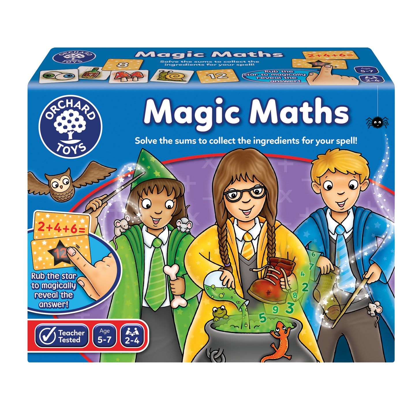 Orchard Toys Magic Maths Game Addition-Subtraction and Multiplication Game