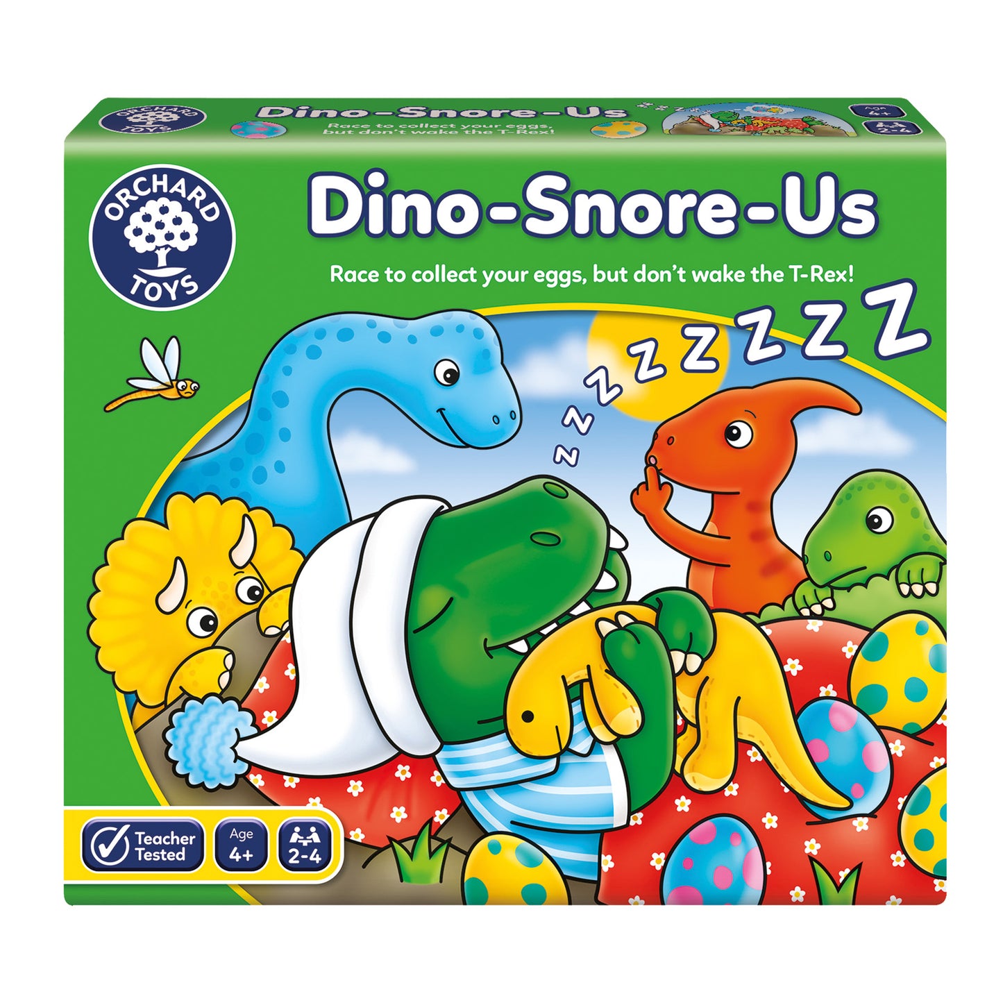 Orchard Toys Dino-Snore-Us Action-packed Board Game