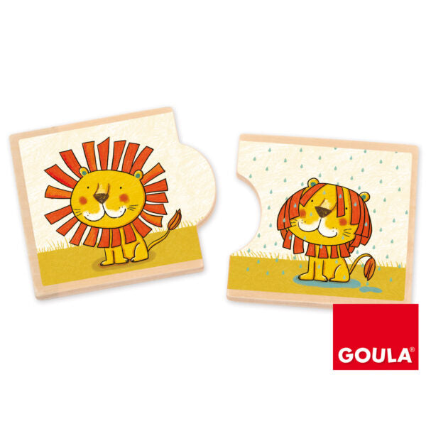 Goula Opposites Leo,The King of the Jungle Matching Puzzles 對立的獅子座，叢林之王配對謎題