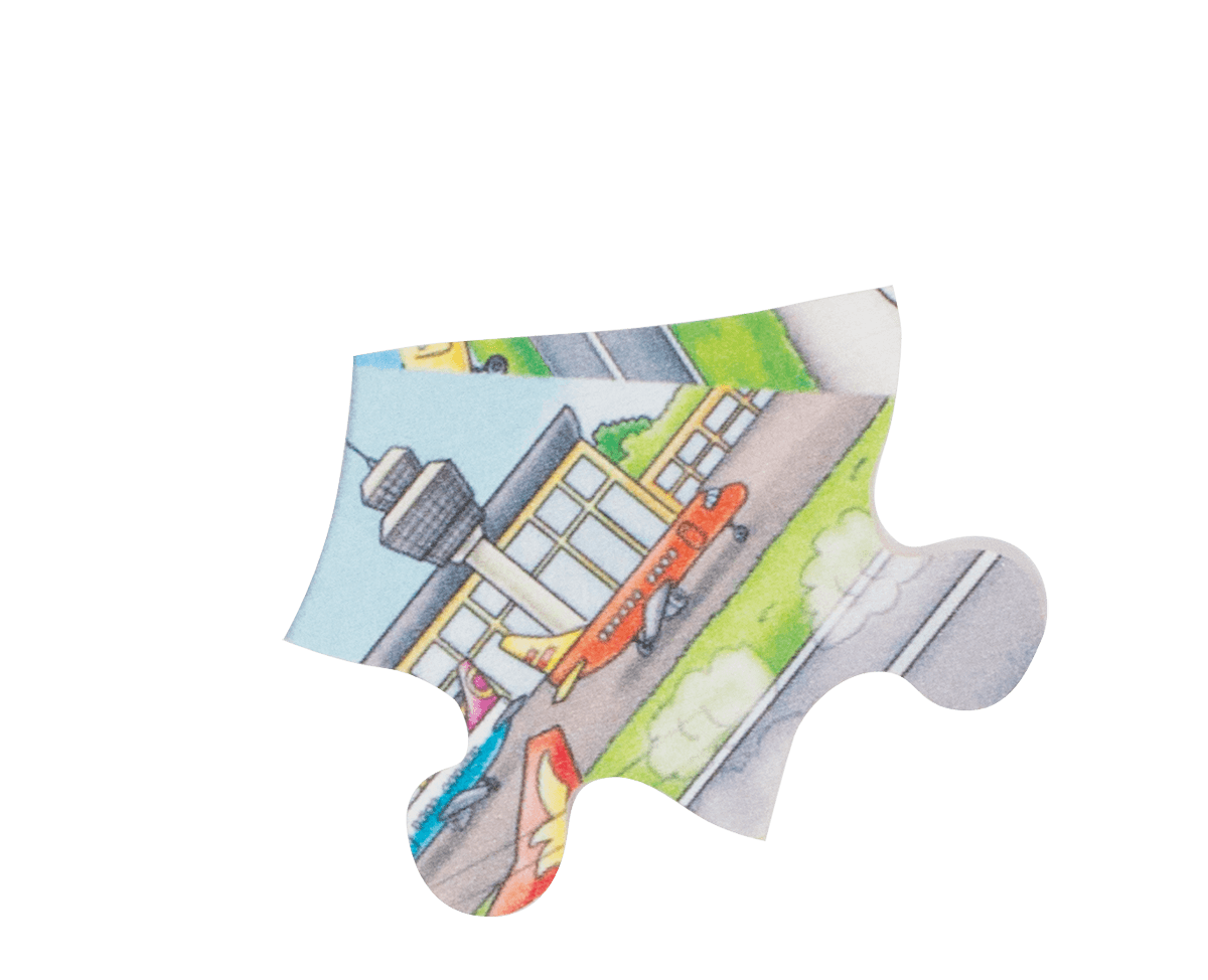 Beleduc Airport XXL Learning Puzzle