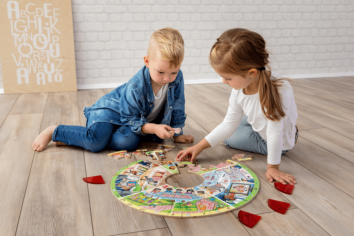 Beleduc Detective XXL Learning Puzzle 小偵探找找看特大拼圖