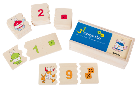 Beleduc Cognito Numbers Matching Game 數字計數量配對遊戲