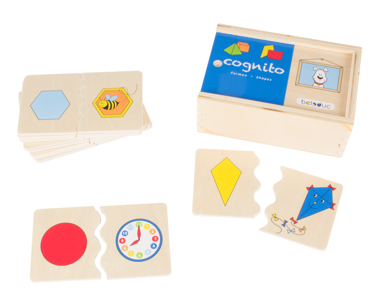 Beleduc Cognito Shapes Matching Game 形狀配對遊戲