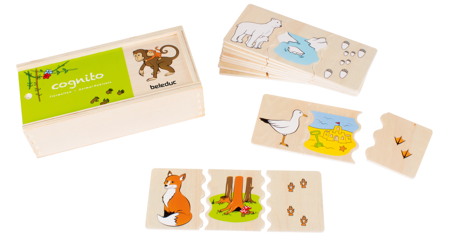 Beleduc Cognito Animal Habitats Matching Game 動物在那裡生活配對遊戲