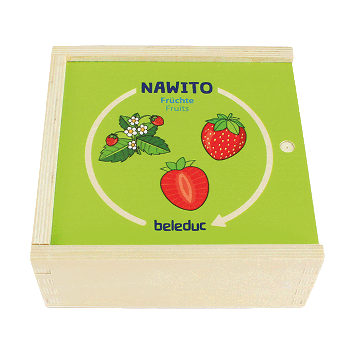 Beleduc Nawito Fruits Matching Puzzle 水果從樹上到嘴裡配對拼圖