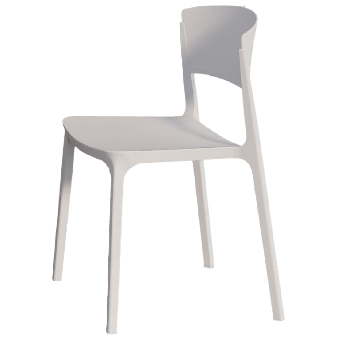 MS37 Stackable Plastic Chair Set of 4張 可疊塑料椅子