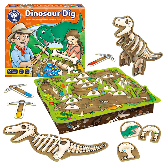 Orchard Toys Dinosaur Dig Prehistoric Fossil Finding Game