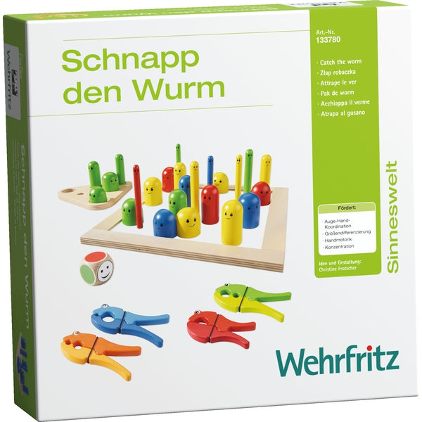 Haba Wehrfritz Catch the Worm a Tricky Peg Game 捉蟲蟲遊戲
