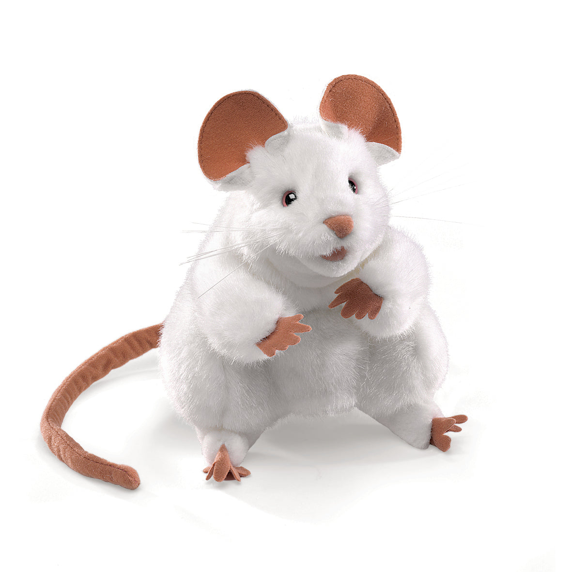 White Mouse Hand Puppet 白老鼠手偶