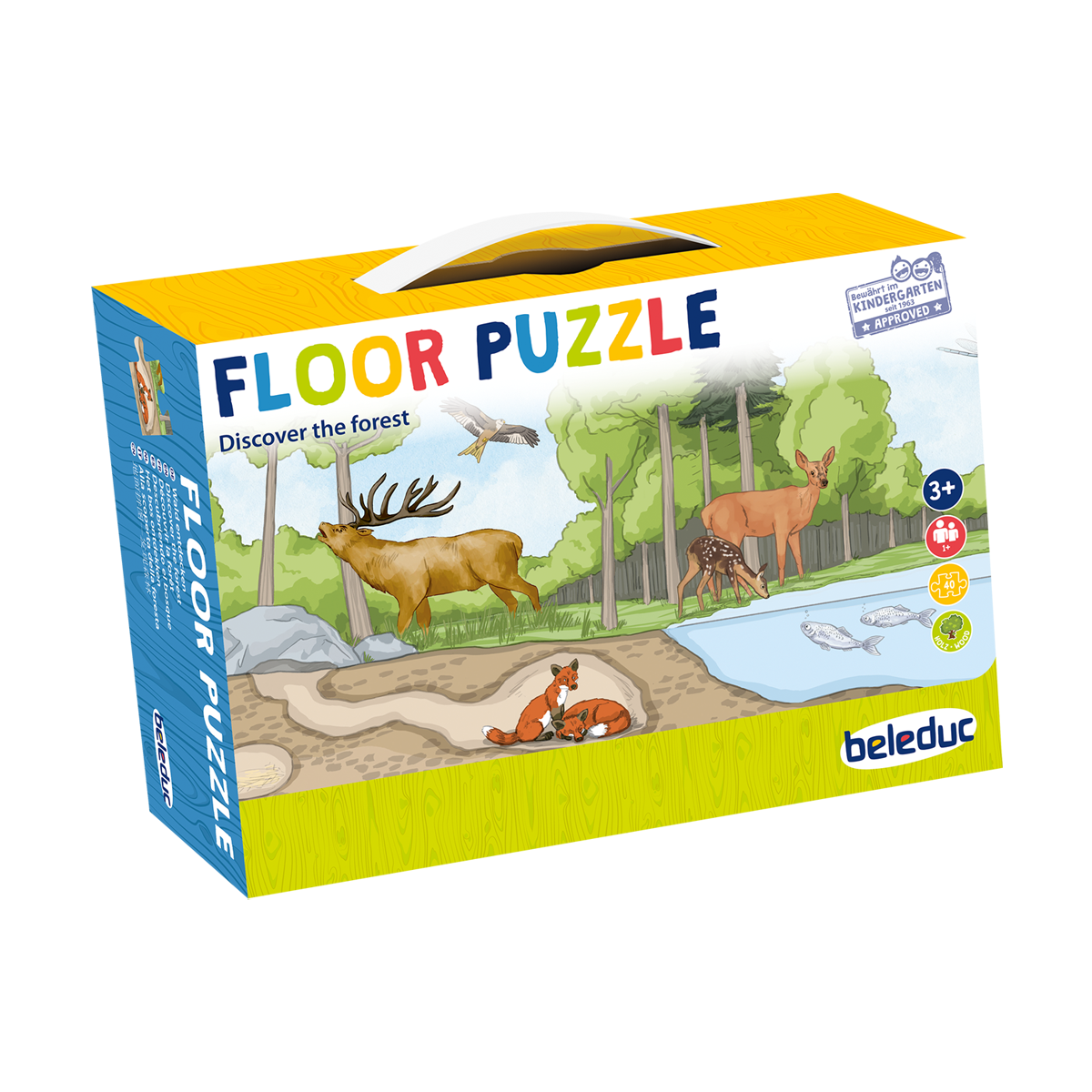 Beleduc Floor Puzzle Discover the Forest 探索叢林找找看大號拼圖