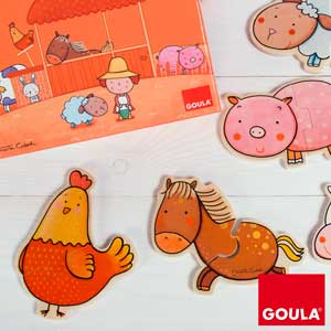 Goula Farm Animals Large Pieces Puzzle