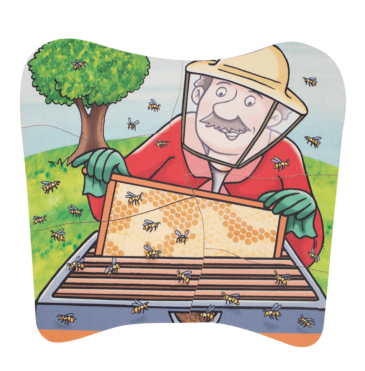 Beleduc Layer-Puzzle Honey Come From 蜂糖從何來-多層情景找找看拼圖