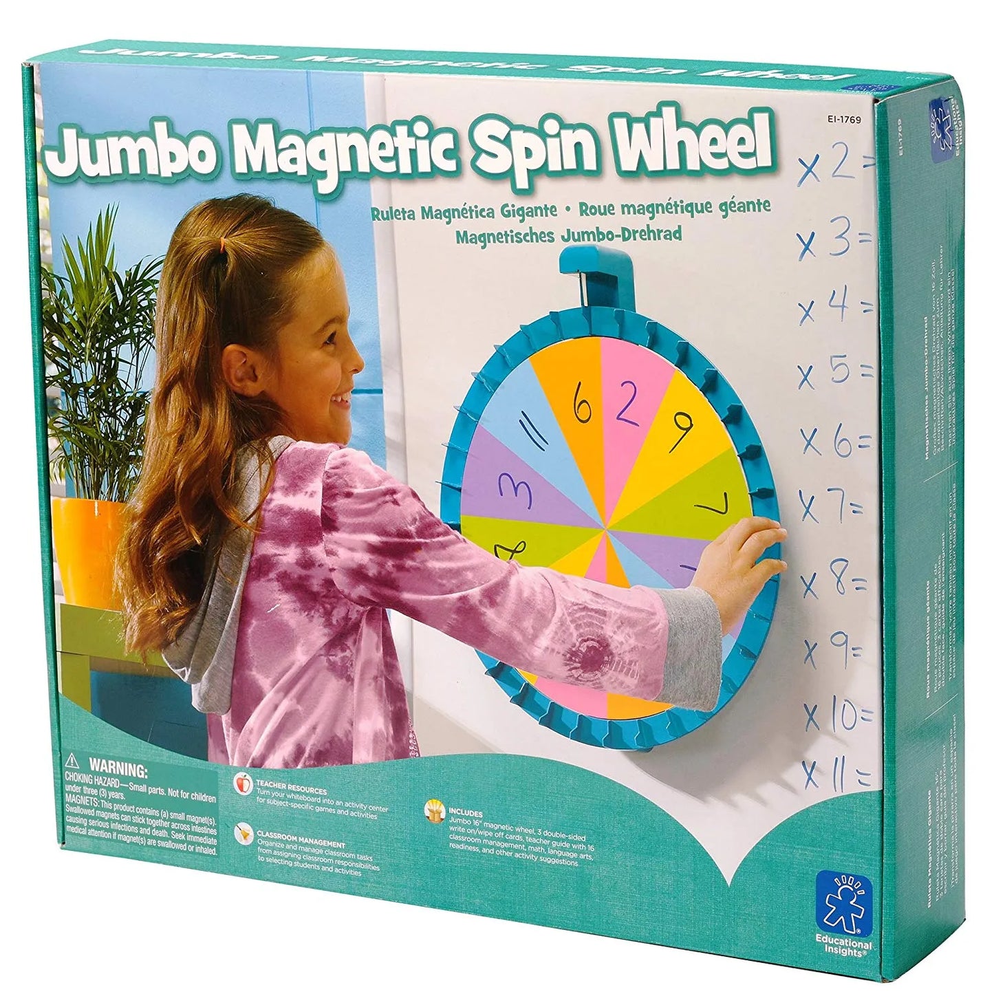 Educational Insights Jumbo Magnetic Spin Wheel 巨型磁性旋轉器