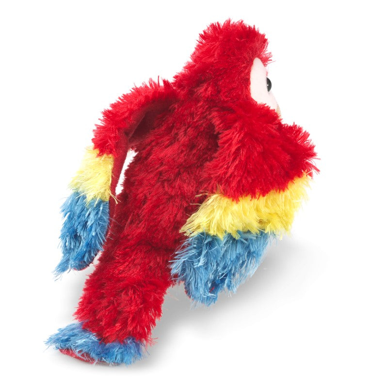 Mini Scarlet Macaw Finger Puppet 迷你緋紅金剛鸚鵡手指玩偶