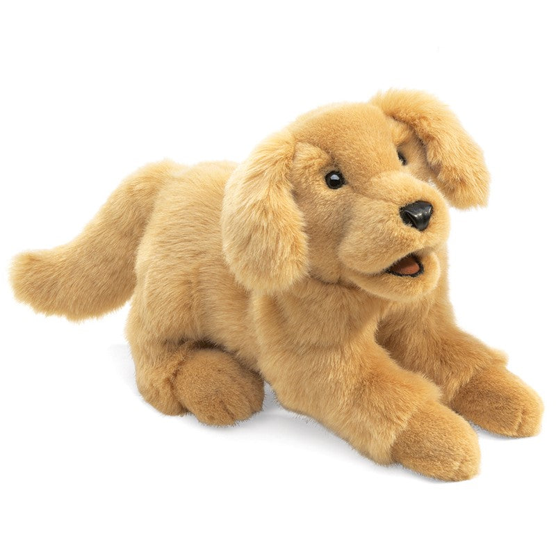Golden Retriever Puppy Hand Puppet 金毛幼犬手偶