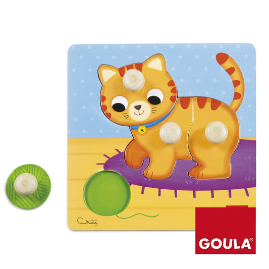 Goula Cat Peg Puzzle