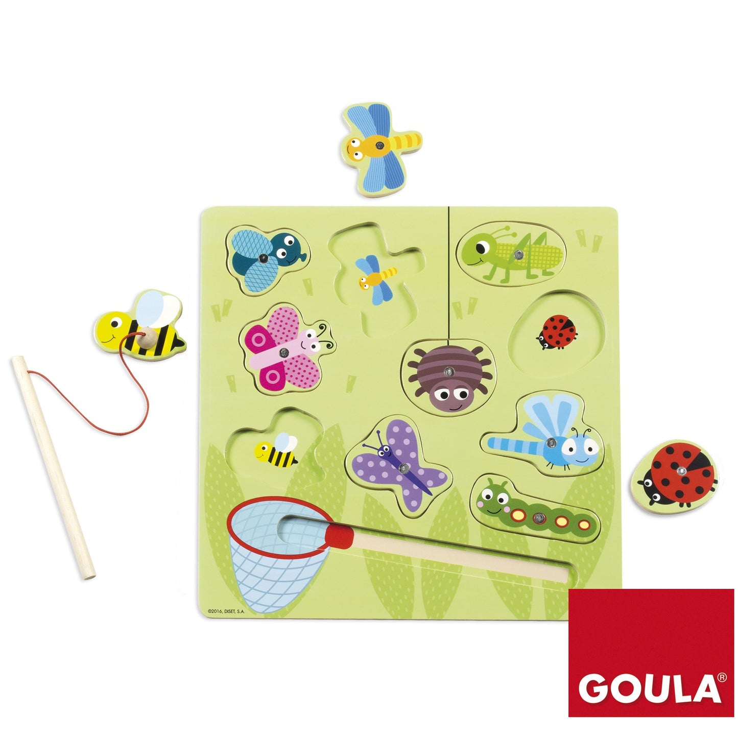 Goula Magnetic Bugs Catching Puzzle