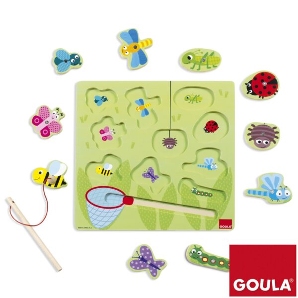 Goula Magnetic Bugs Catching Puzzle