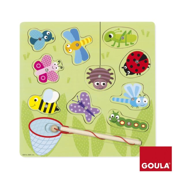 Goula Magnetic Bugs Catching Puzzle