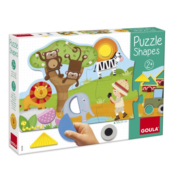 Goula Puzzle Shapes Wild Animals Pegging Game 拼圖形狀野生動物遊戲