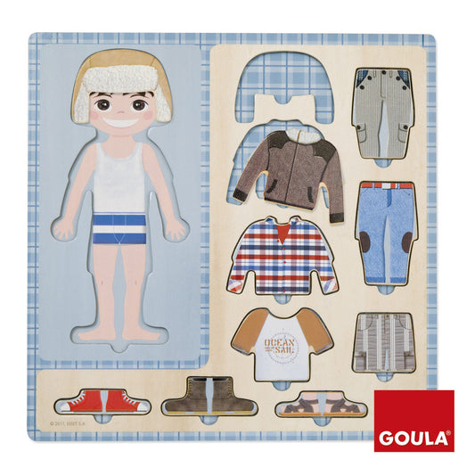Goula Boy Dress-up Puzzle