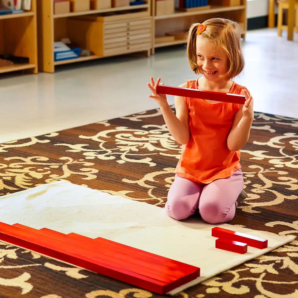 Kindermatic Montessori Red Rods 蒙特梭利 紅色長棒