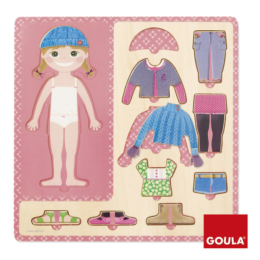 Goula Girl Dress-up Puzzle