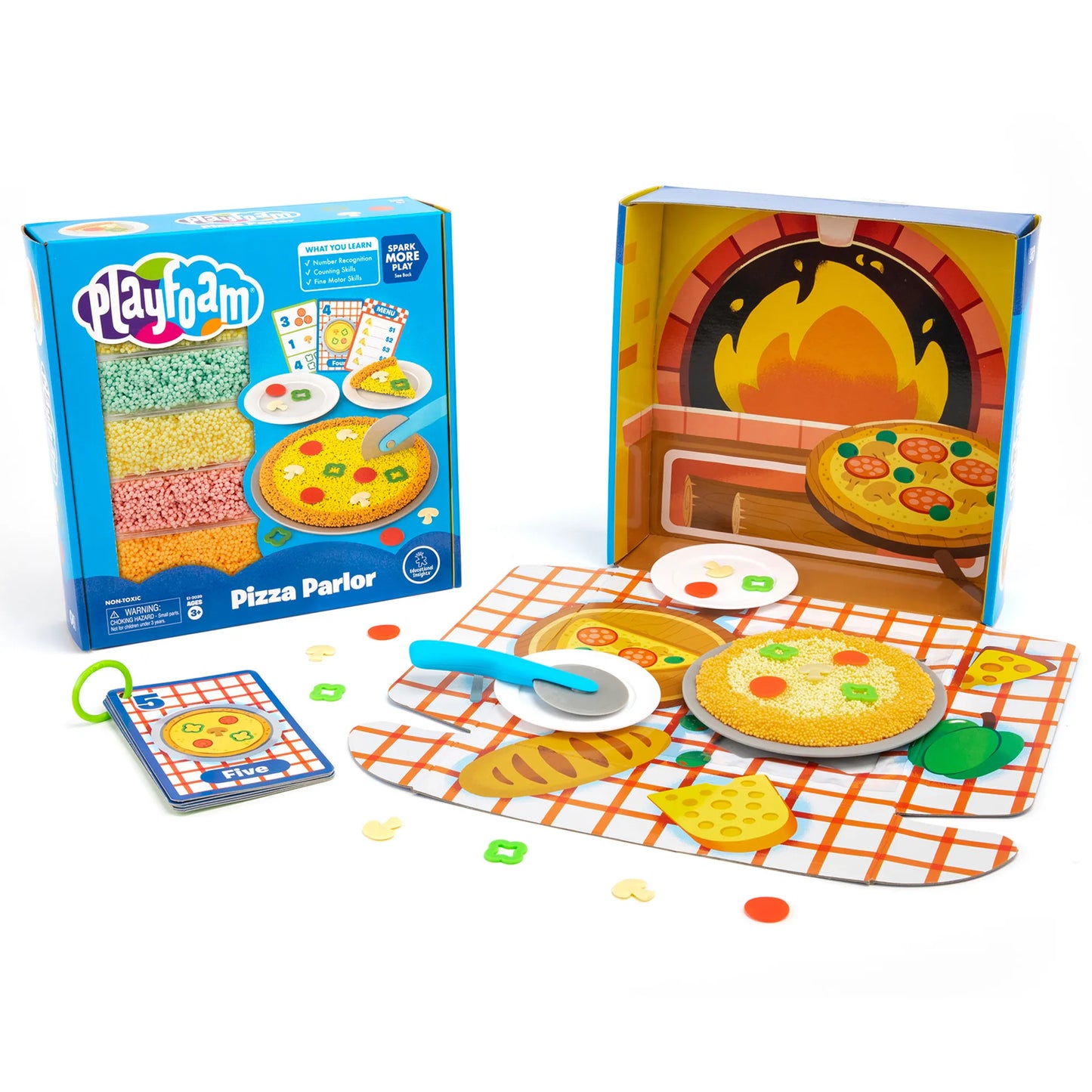 Educational Insights Playfoam Pizza Parlor Sensory Play 魔塑粒粒黏土 披薩店 小手肌感官遊戲