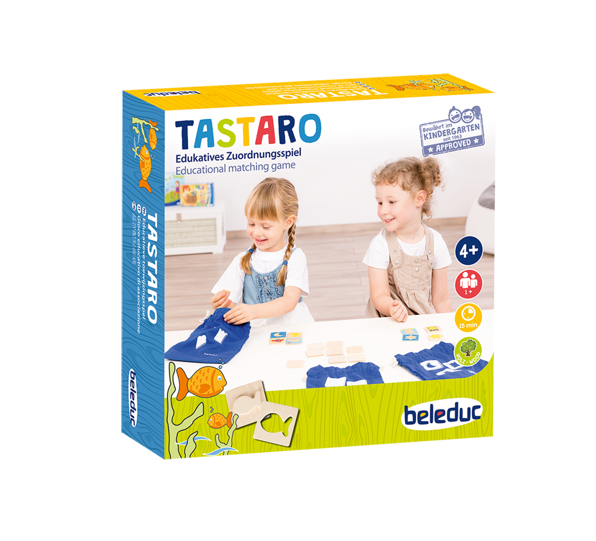 Beleduc Tastaro Touch & Feel Matching Game 形狀觸摸配對遊戲