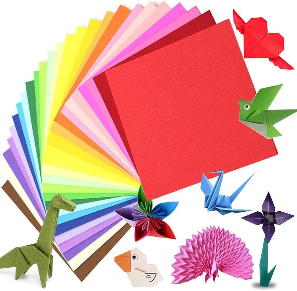 Origami Paper 50 Colours 15 x 15 cm 100 Pcs Set 雙面彩色折紙