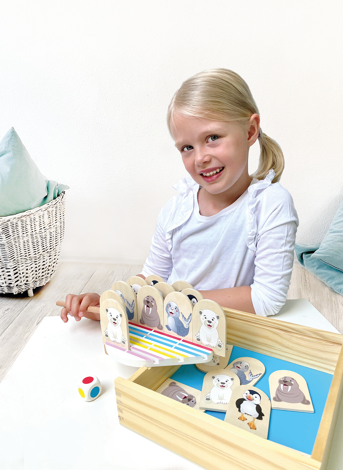 Beleduc Splash Color Matching Balacing Game 花樣跳水顏色配對平衡操作遊戲