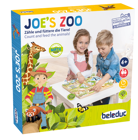 Beleduc Joe's Zoo Counting & Matching Cooperative Game 喬治動物園數量配對合作遊戲
