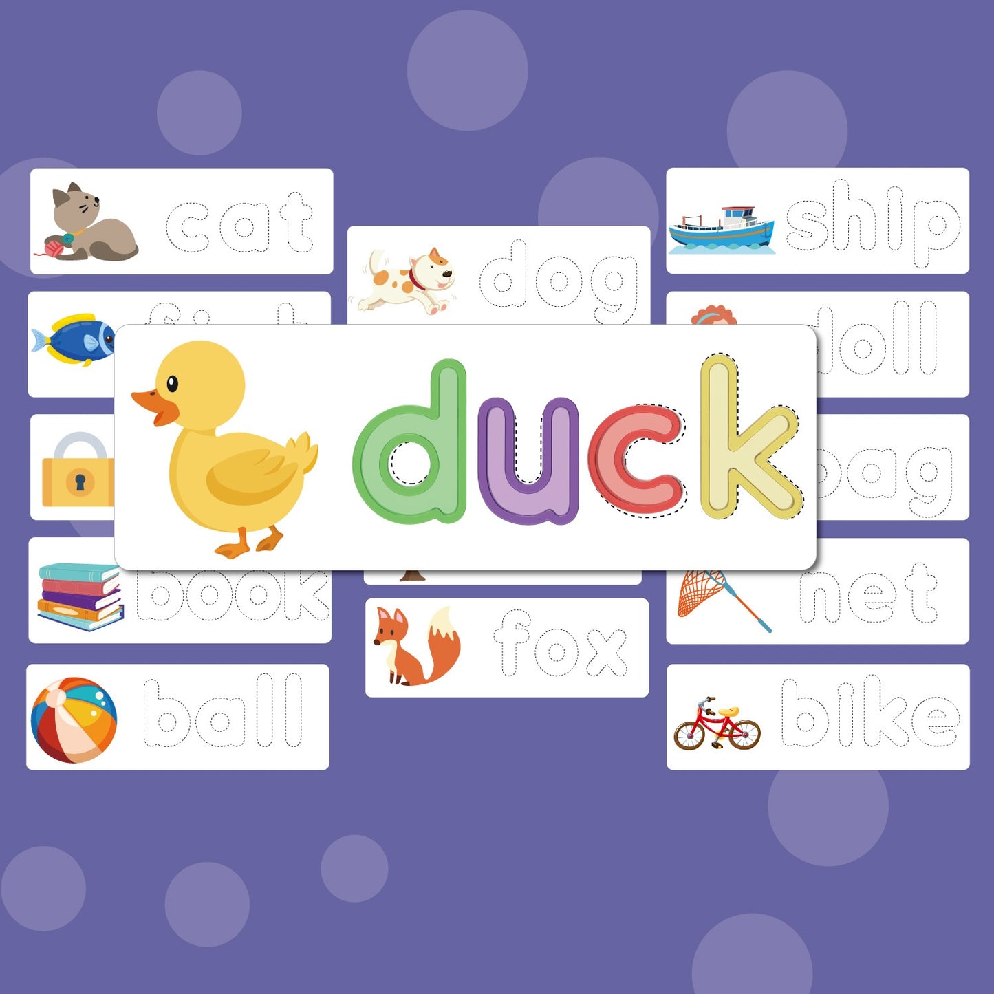 Rainbow Letters Activity Set - Lowercase 彩色英語字母幼兒遊戲套裝 小寫字母