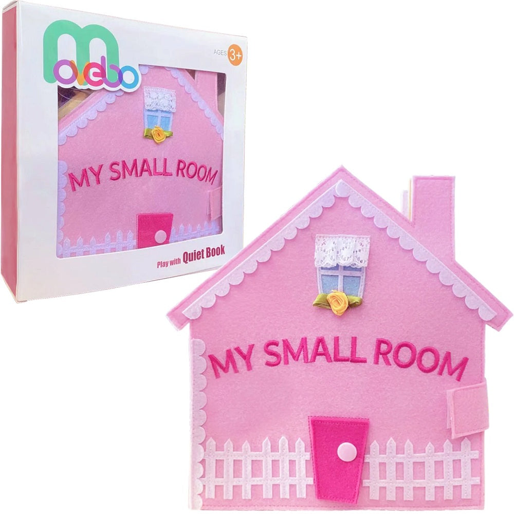 MOVEBO My Small Room Quiet Book Cloth Book 我的小房間啟蒙玩具布書